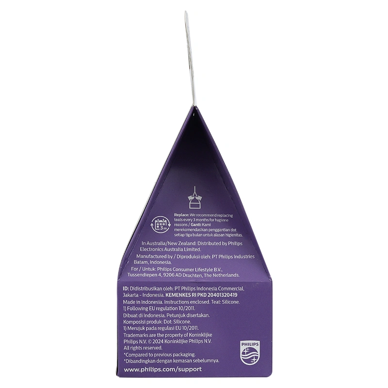 Bộ 2 núm ti Philips Avent SCY966/12 cổ rộng size 6 (từ 9 tháng) - Giao bao bì ngẫu nhiên 25