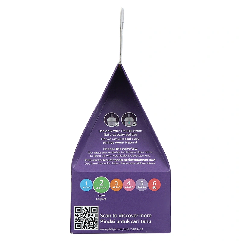 Bộ 2 núm ti Philips Avent SCY966/12 cổ rộng size 6 (từ 9 tháng) - Giao bao bì ngẫu nhiên 26