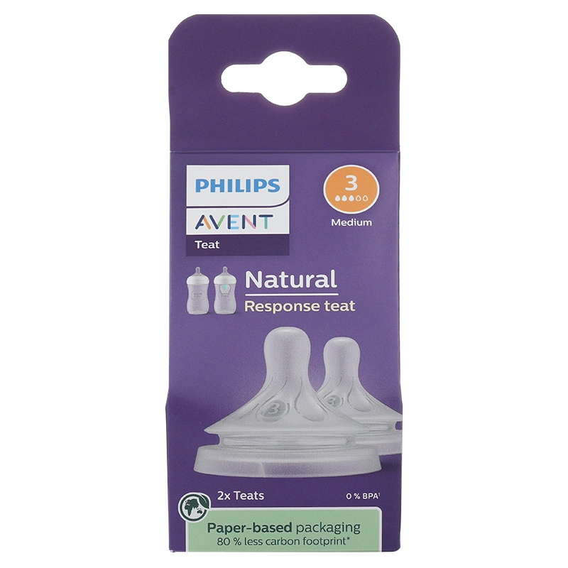 Bộ 2 núm ti Philips Avent SCY966/12 cổ rộng size 6 (từ 9 tháng) - Giao bao bì ngẫu nhiên 14
