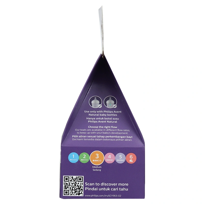 Bộ 2 núm ti Philips Avent SCY966/12 cổ rộng size 6 (từ 9 tháng) - Giao bao bì ngẫu nhiên 16