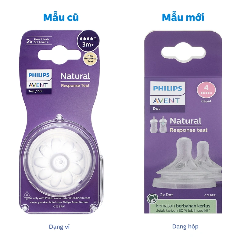Bộ 2 núm ti Philips Avent SCY966/12 cổ rộng size 6 (từ 9 tháng) - Giao bao bì ngẫu nhiên 42