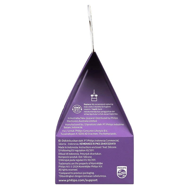 Bộ 2 núm ti Philips Avent SCY966/12 cổ rộng size 6 (từ 9 tháng) - Giao bao bì ngẫu nhiên 46