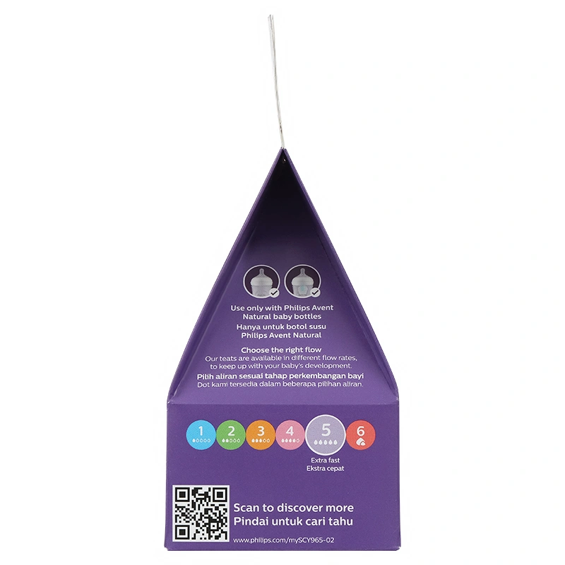 Bộ 2 núm ti Philips Avent SCY966/12 cổ rộng size 6 (từ 9 tháng) - Giao bao bì ngẫu nhiên 35