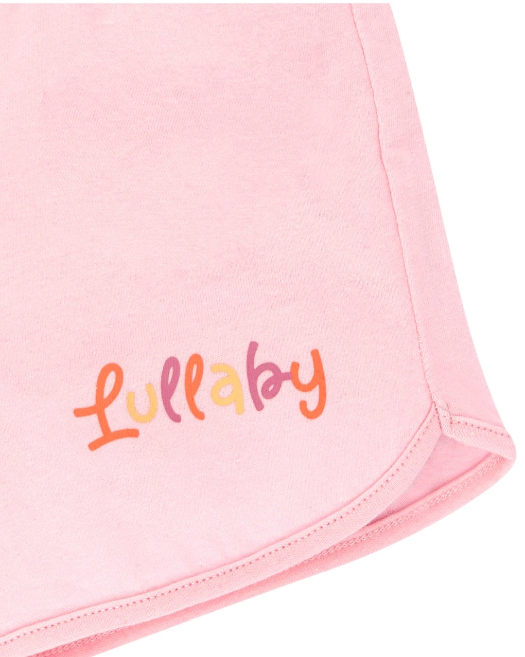 Bộ tay ngắn bé gái Lullaby NH303M màu trắng - hồng (3 - 4 tuổi) 4