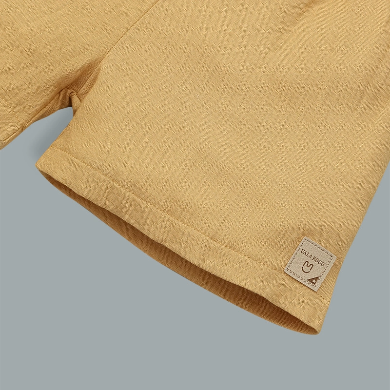 Bộ sát nách bé gái Ualarogo UR2181 màu be 10