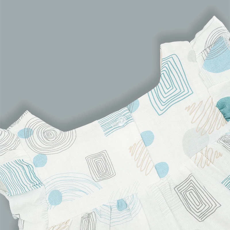 Bộ sát nách bé gái Ualarogo UR2181 màu be 26