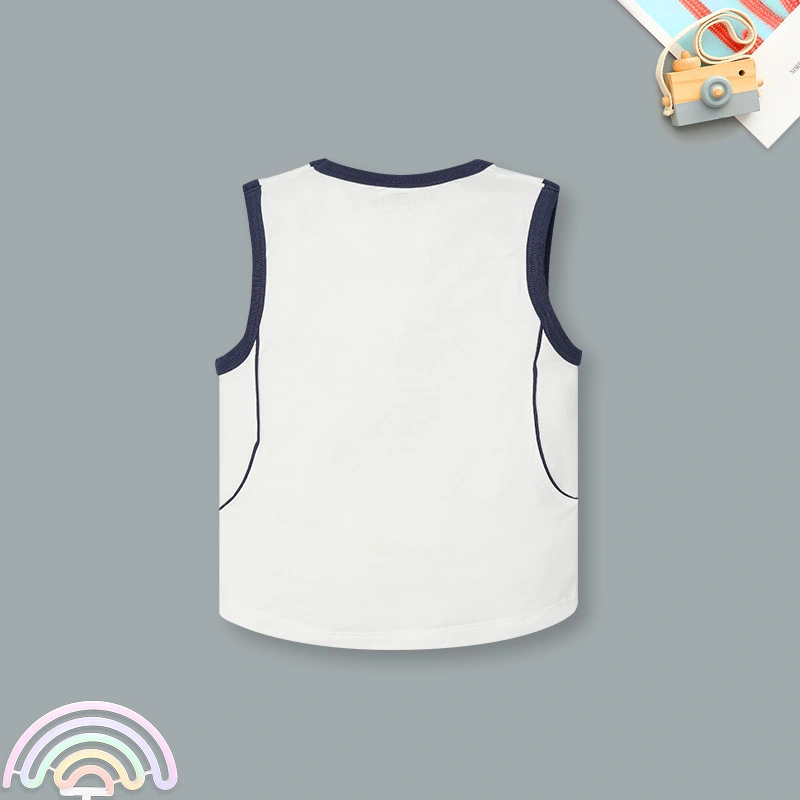 Bộ sát nách bé trai Ualarogo UR2186 màu nâu 14