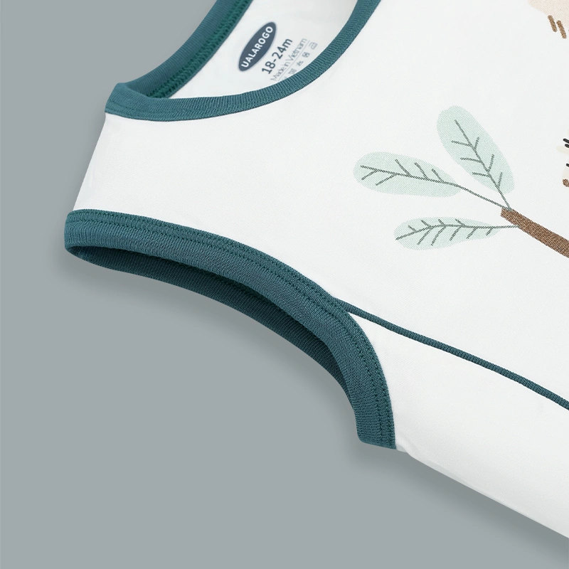 Bộ sát nách bé trai Ualarogo UR2186 màu nâu 27