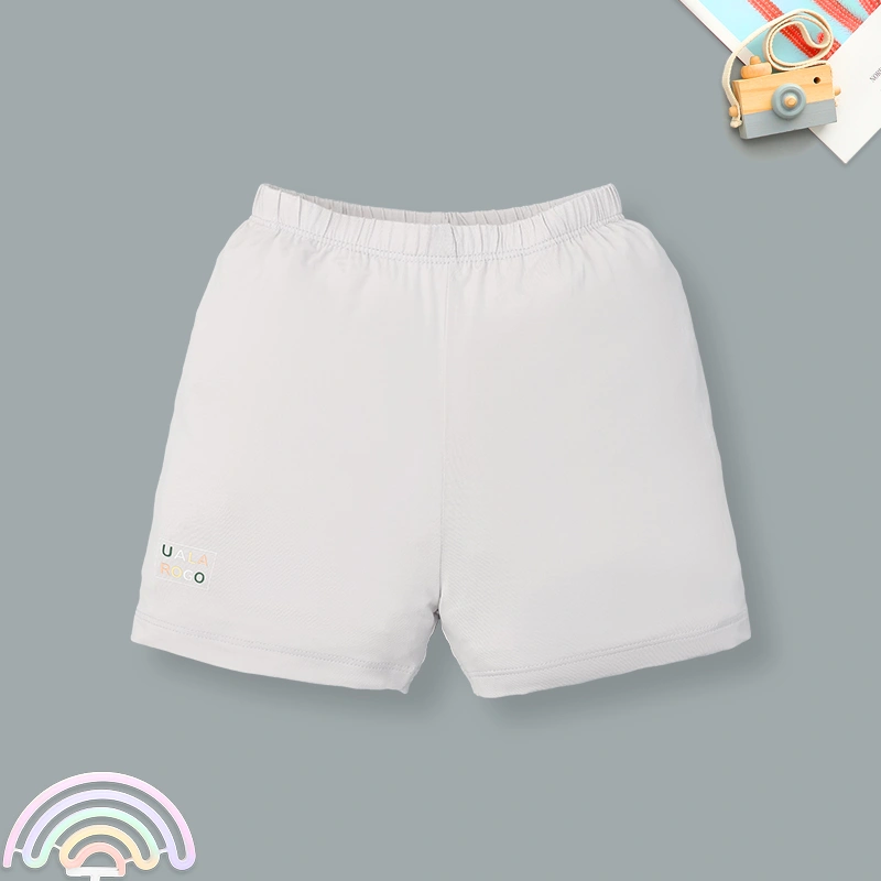 Bộ tay ngắn bé trai Ualarogo UR2178 in vịt màu xám 8