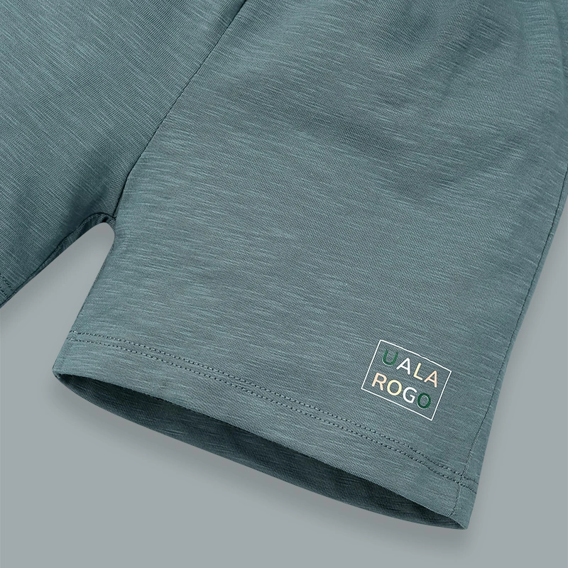 Bộ tay ngắn bé trai Ualarogo UR3866 màu xanh lá 33