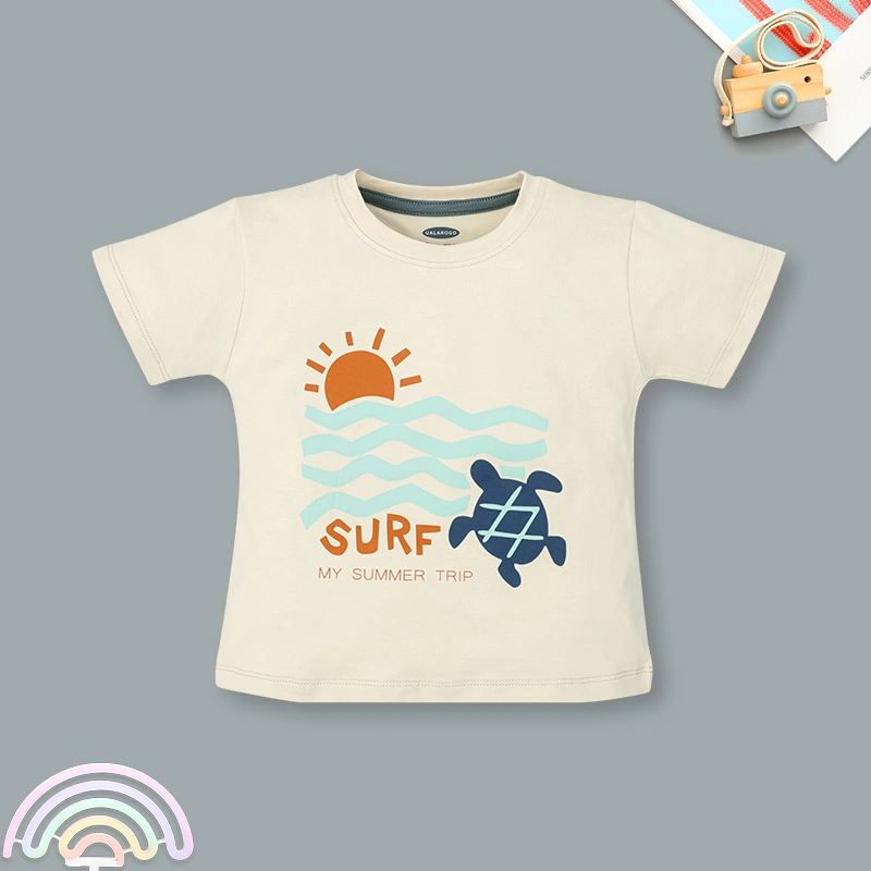 Bộ tay ngắn bé trai Ualarogo UR3866 màu xanh lá 25