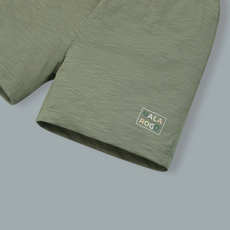 Bộ tay ngắn bé trai Ualarogo UR3866 màu xanh lá 10