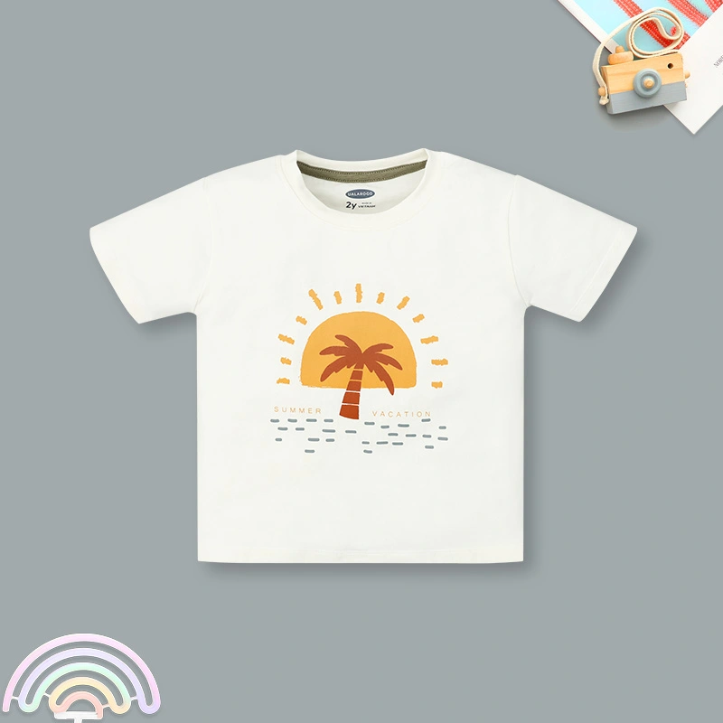 Bộ tay ngắn bé trai Ualarogo UR3866 màu xanh lá 2