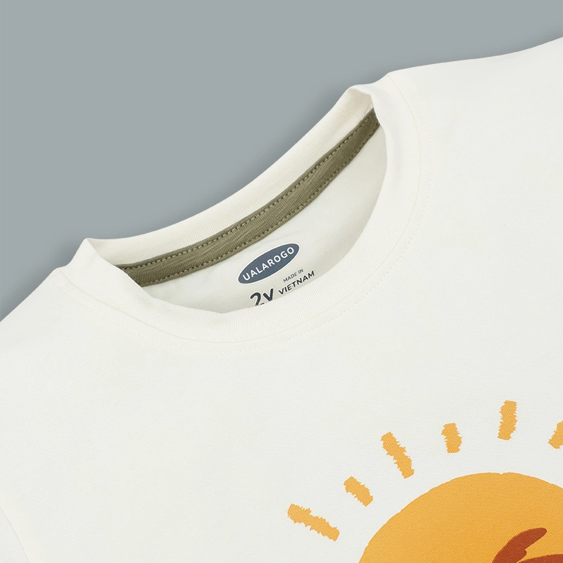 Bộ tay ngắn bé trai Ualarogo UR3866 màu xanh lá 4