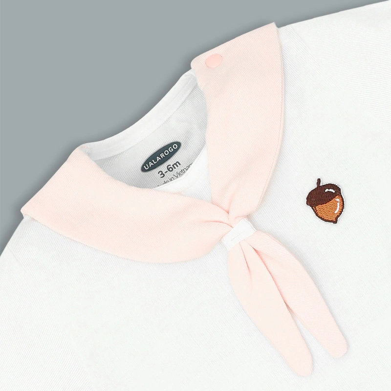 Bodysuit tay ngắn thủy thủ Ualarogo UR2213 màu hồng 3