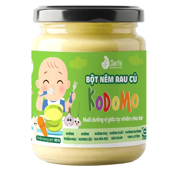 Bột nêm Jan's Kodomo rau củ hũ 90g