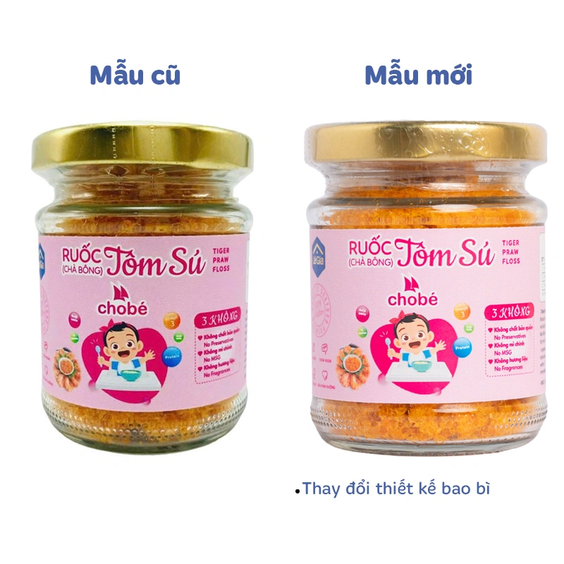 Chà bông tôm Lê Gia hũ 45g (từ 6 tháng) - Giao bao bì ngẫu nhiên 2