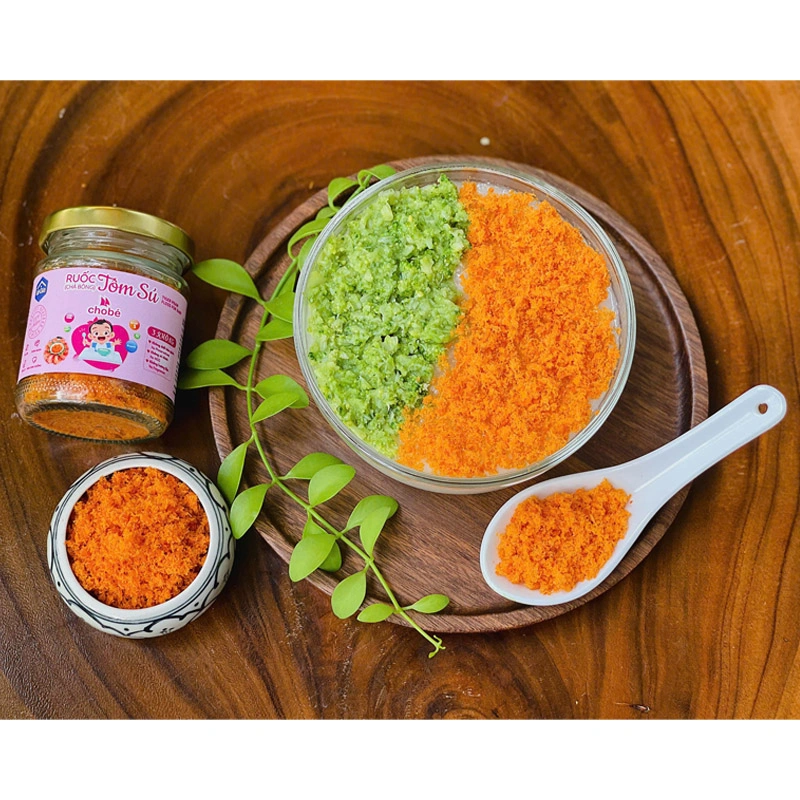 Chà bông tôm Lê Gia hũ 45g (từ 6 tháng) - Giao bao bì ngẫu nhiên 5