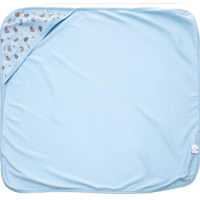 Khăn quấn cotton Lullaby NH680P 80x80 cm - Xanh cầu vồng 3