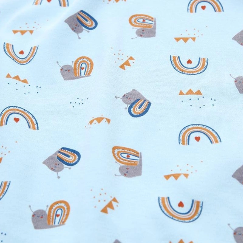 Khăn quấn cotton Lullaby NH680P 80x80 cm - Xanh cầu vồng 5