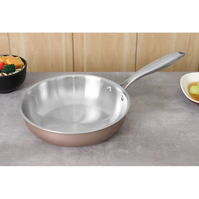 Chảo inox nguyên khối đáy từ 24 cm Green Cook GCP245-24IH 3