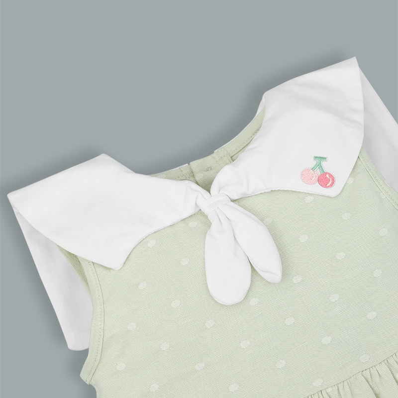 Đầm bé gái Ualarogo UR2176 màu xám 19