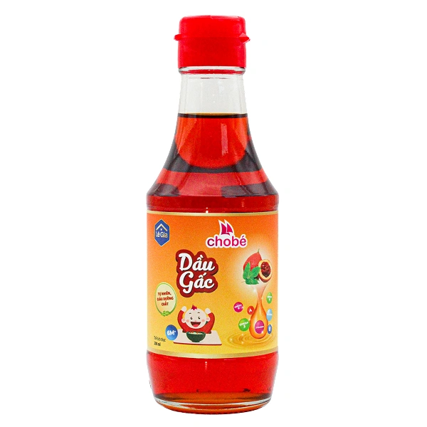 Dầu gấc Lê Gia ăn dặm cho bé chai 200 ml