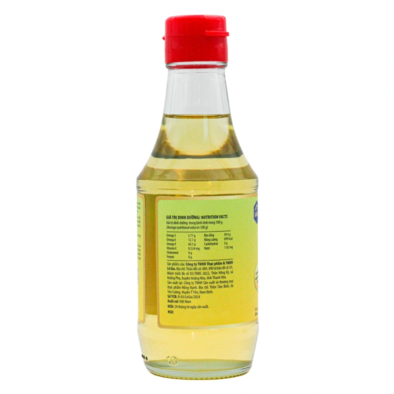 Dầu gấc Lê Gia ăn dặm cho bé chai 200 ml (từ 6 tháng) 7