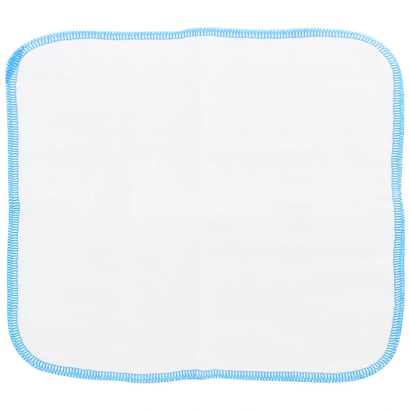 Set 10 cái khăn sữa cotton SHINE KS-16 4 lớp 25x28 cm - Màu trắng 2