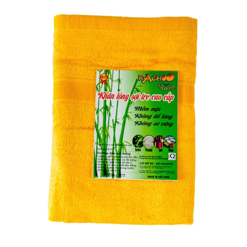 Khăn tắm sợi tre KACHOOBABY 50x100 cm - Màu ngẫu nhiên 2