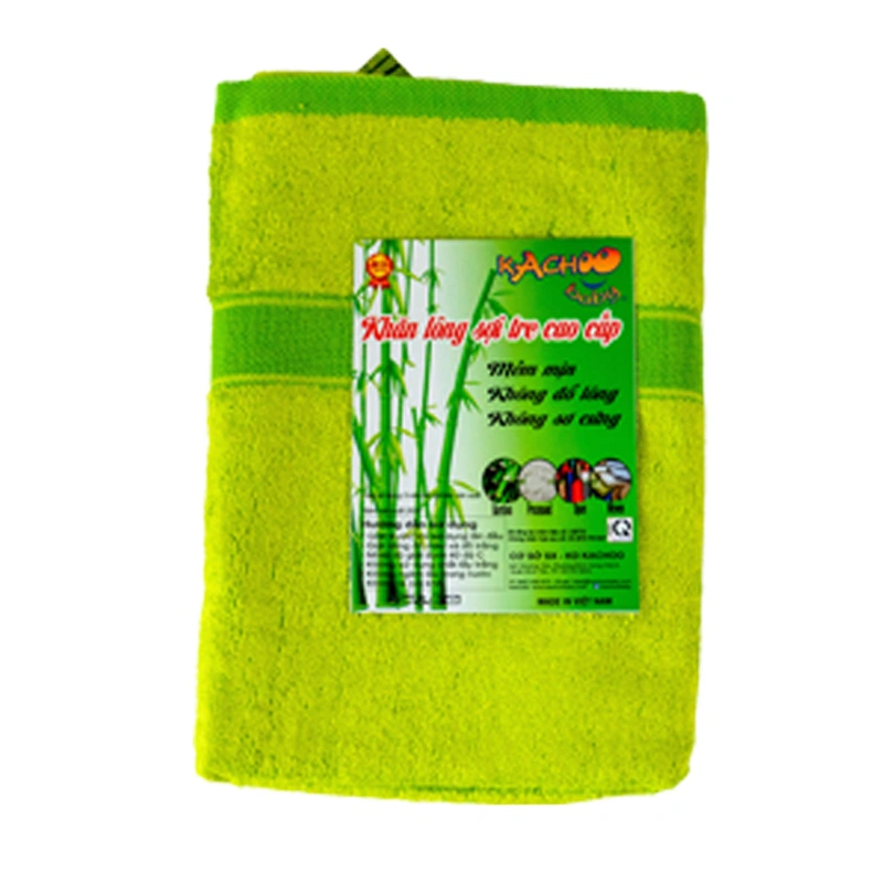 Khăn tắm sợi tre KACHOOBABY 50x100 cm - Màu ngẫu nhiên 3