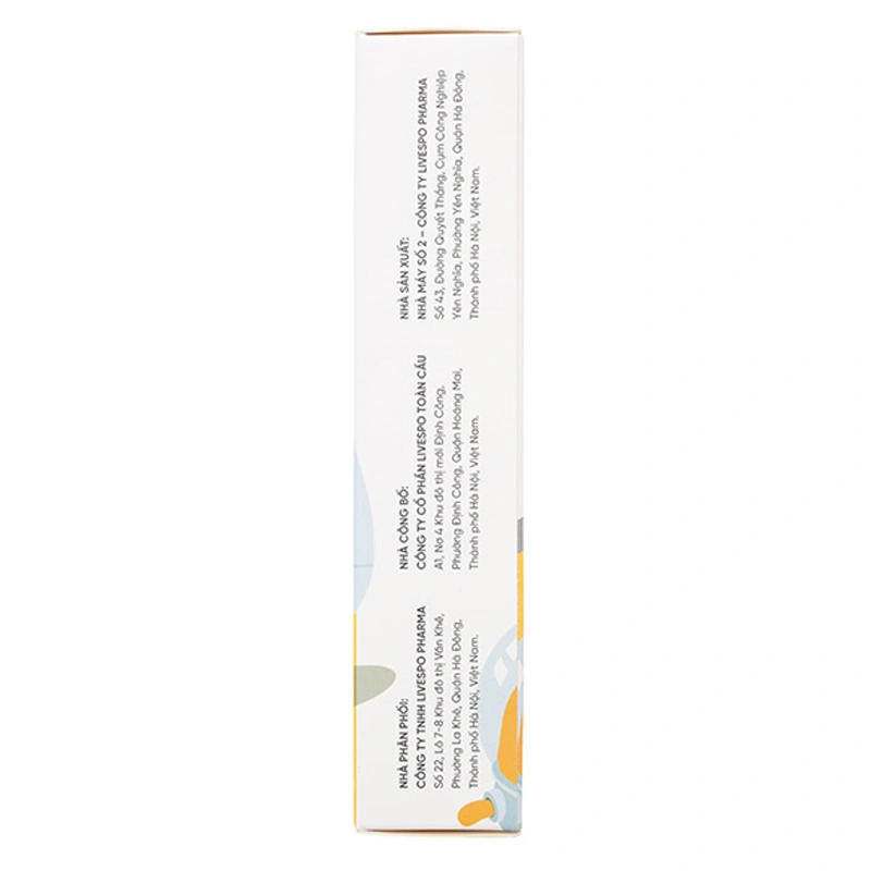 Men vi sinh Livespo Preg-Mom hỗ trợ cải thiện hệ vi sinh đường ruột, 20 ống dạng uống 3