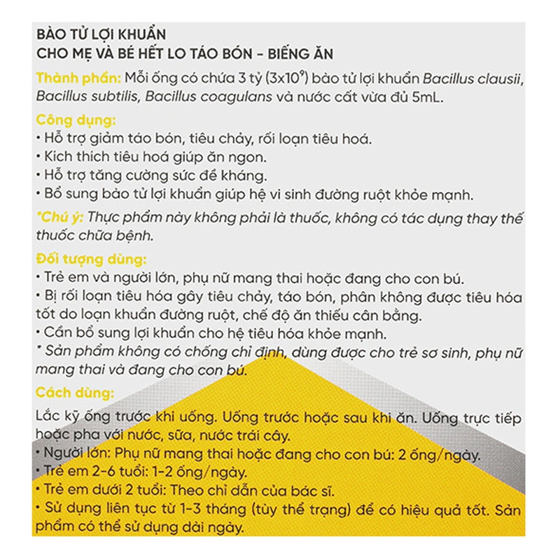 Men vi sinh Livespo Preg-Mom hỗ trợ cải thiện hệ vi sinh đường ruột, 20 ống dạng uống 5