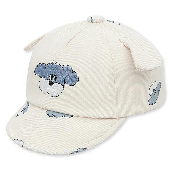 Nón kết TOP KIDS thêu chó con màu xanh dương