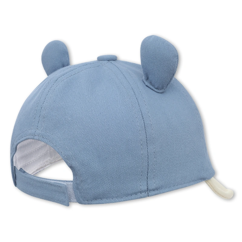 Nón kết cho bé TOP KIDS thêu gấu HELLO màu xanh 3