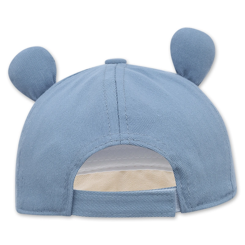 Nón kết cho bé TOP KIDS thêu gấu HELLO màu xanh 4