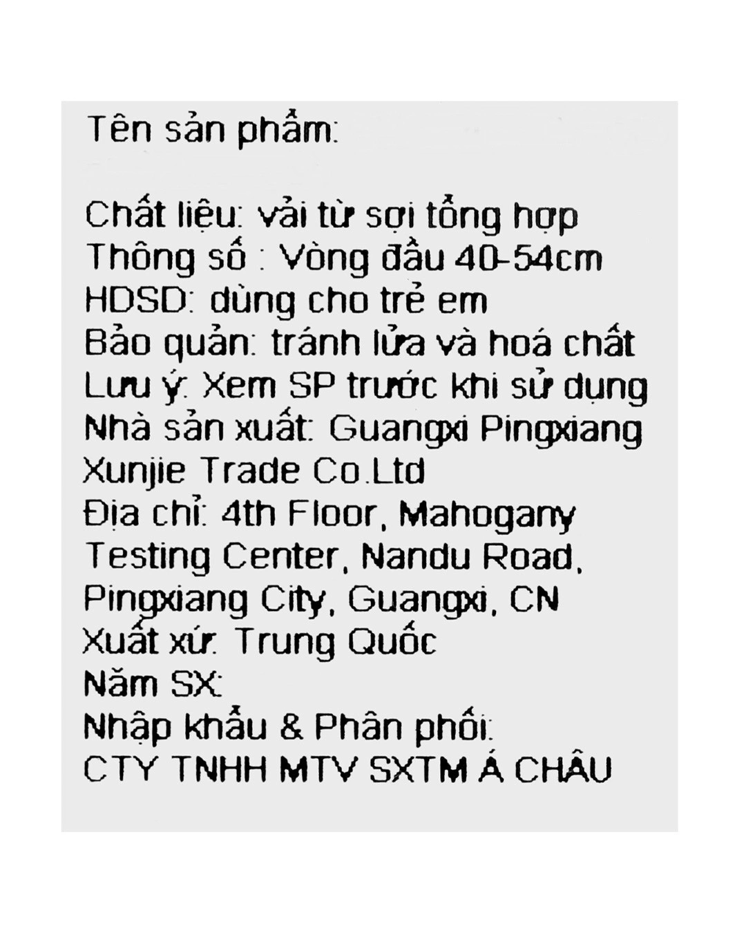 Nón kết cho bé Á Châu thêu xe màu vàng 7