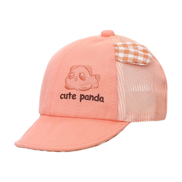 Nón kết cho bé Á Châu cute panda màu xanh dương 3