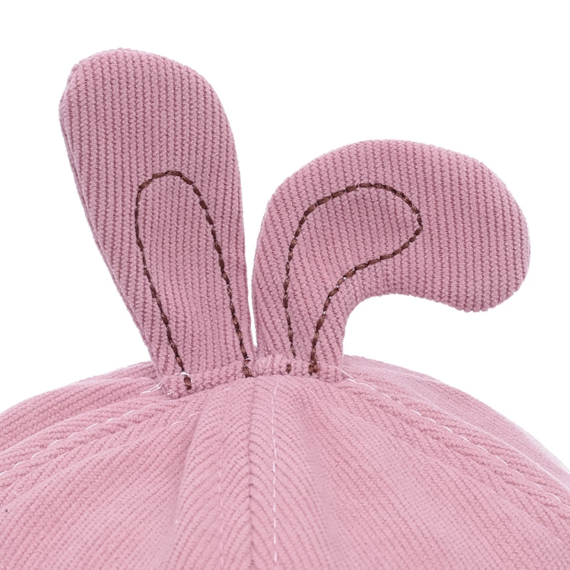 Nón vành cho bé TOP KIDS thêu thỏ con màu xanh 13