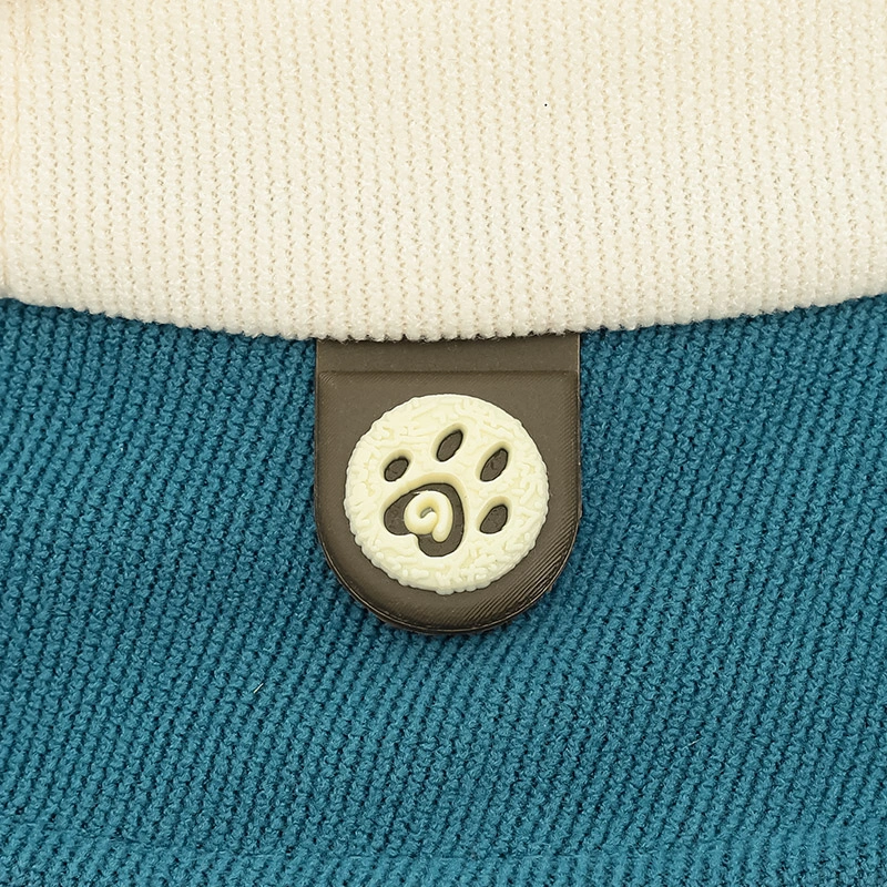 Nón vành cho bé TOP KIDS thêu gấu màu xanh - be 6