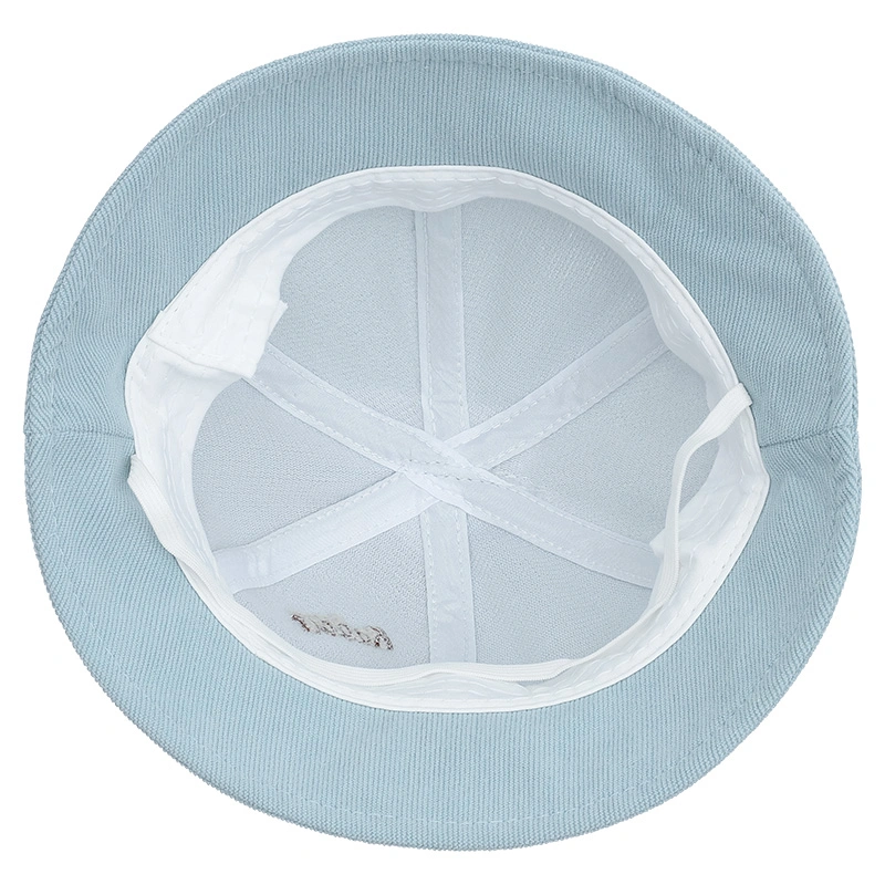 Nón vành cho bé TOP KIDS thêu thỏ con màu xanh 7