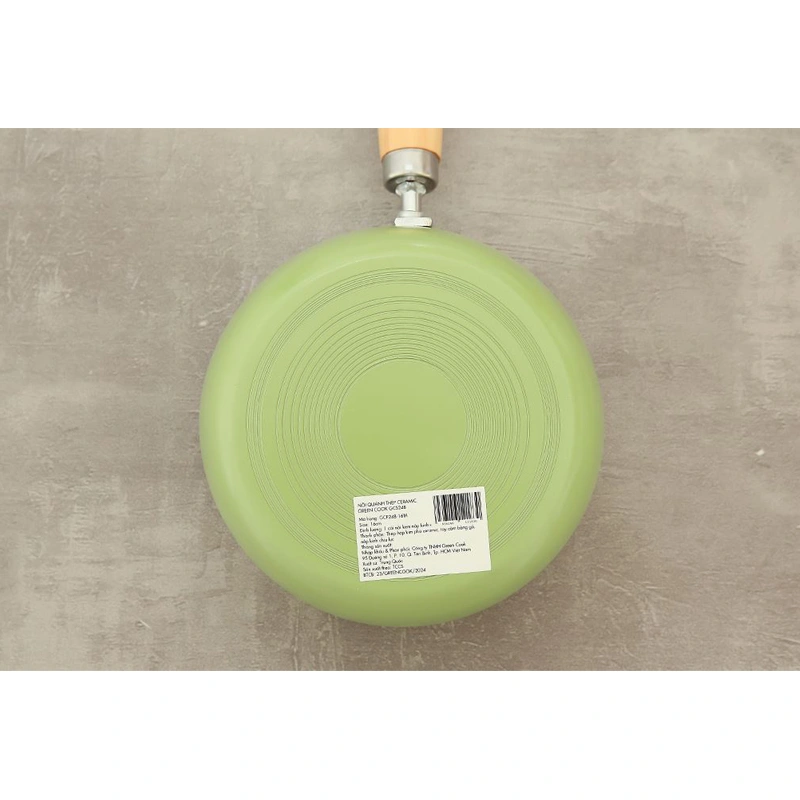Quánh thép chống dính nắp kính 16 cm Green Cook GCS248-16IH 11