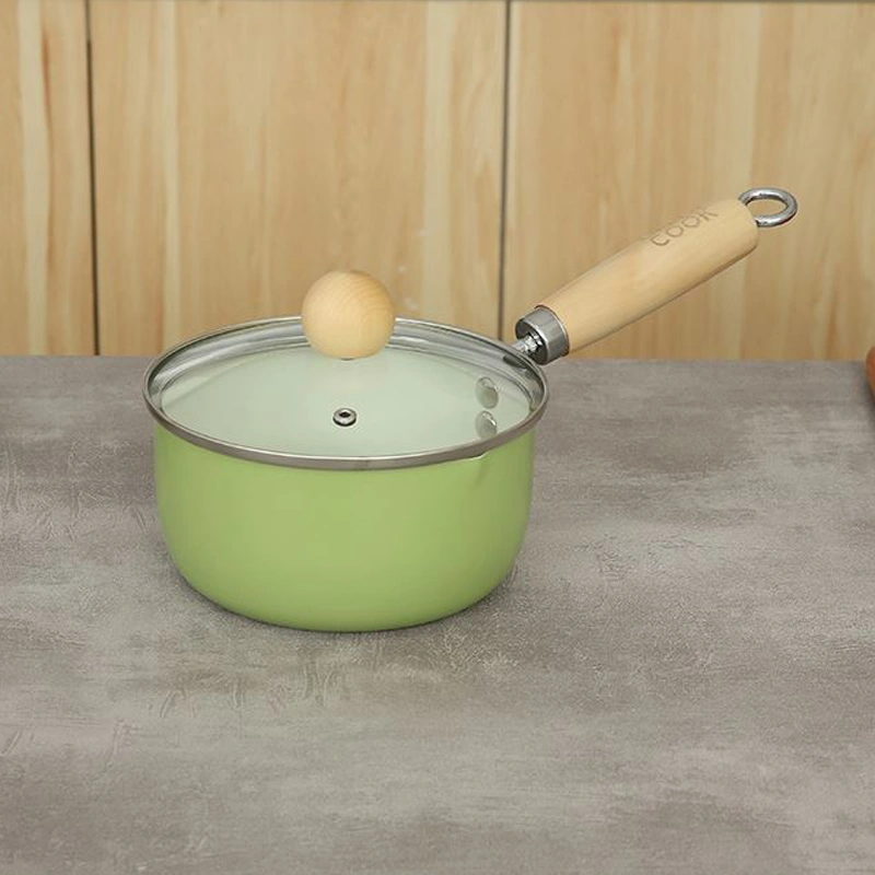 Quánh thép chống dính nắp kính 16 cm Green Cook GCS248-16IH 3