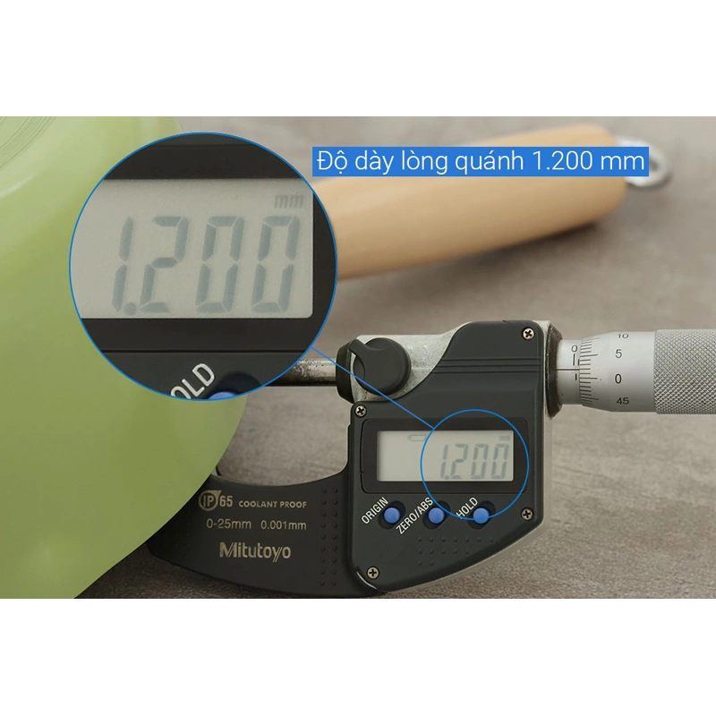 Quánh thép chống dính nắp kính 16 cm Green Cook GCS248-16IH 13