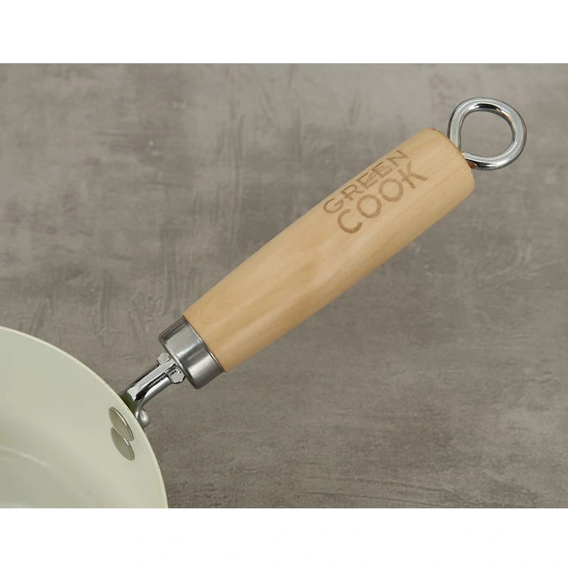 Quánh thép chống dính nắp kính 16 cm Green Cook GCS248-16IH 6