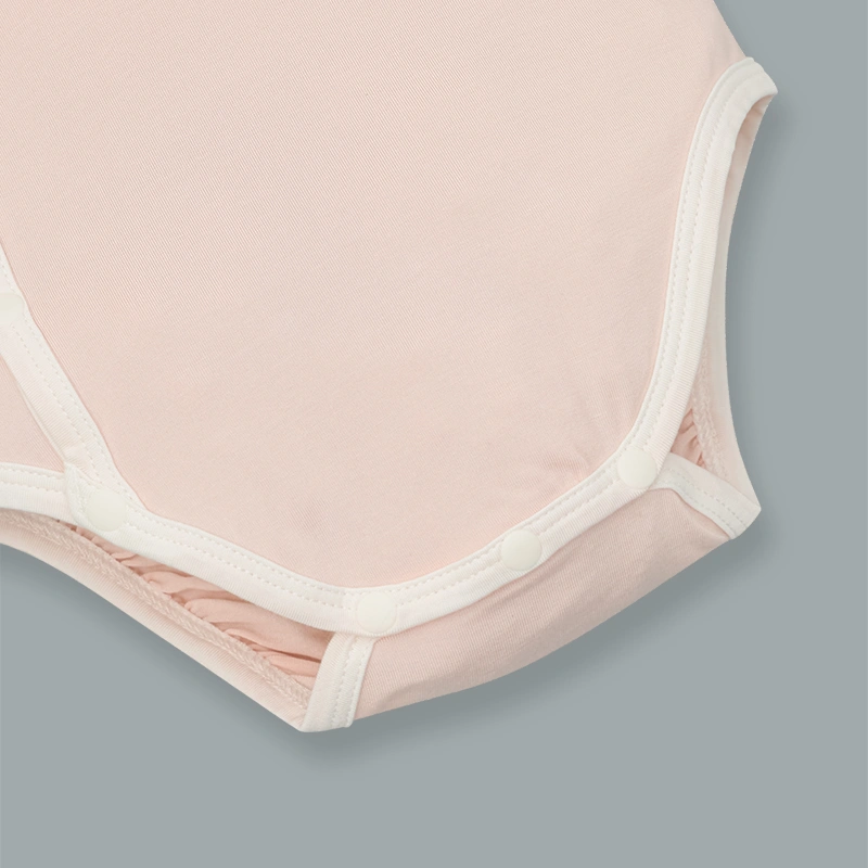 Set 2 bodysuit cài chéo La Pomme bé mimi của mẹ màu trắng - vàng 24