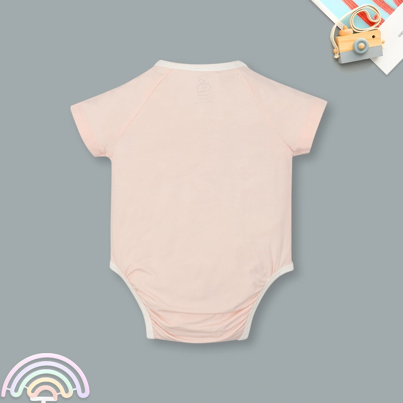 Set 2 bodysuit cài chéo La Pomme bé mimi của mẹ màu trắng - vàng 21
