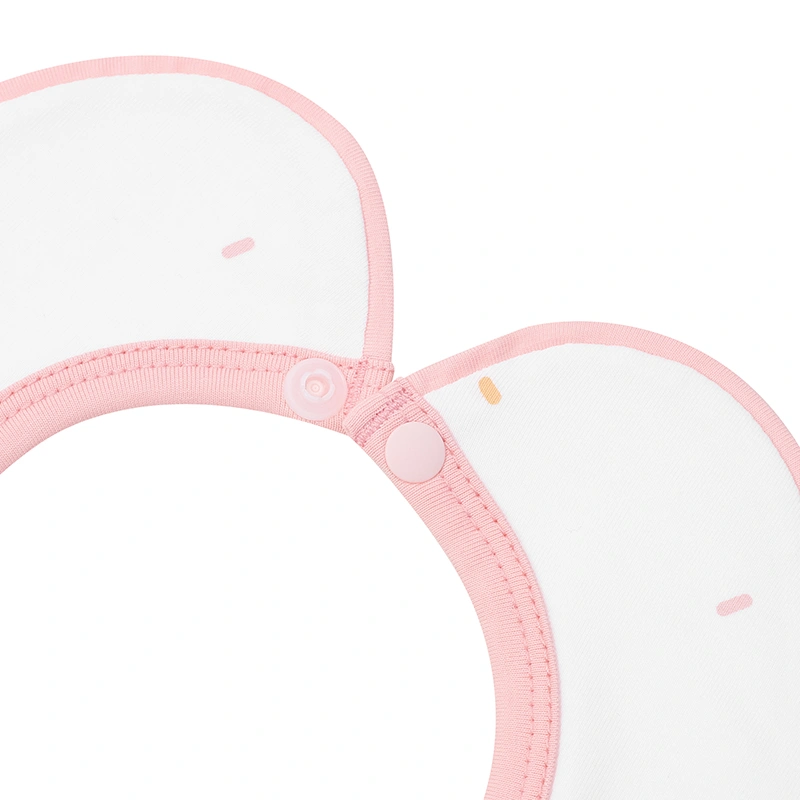 Set 2 yếm ăn cho bé sợi tre La Pomme động vật đáng yêu - Màu ghi (0 - 3 tháng) 15