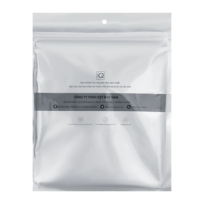 Set 2 yếm ăn cho bé sợi tre La Pomme động vật đáng yêu - Màu ghi (0 - 3 tháng) 20