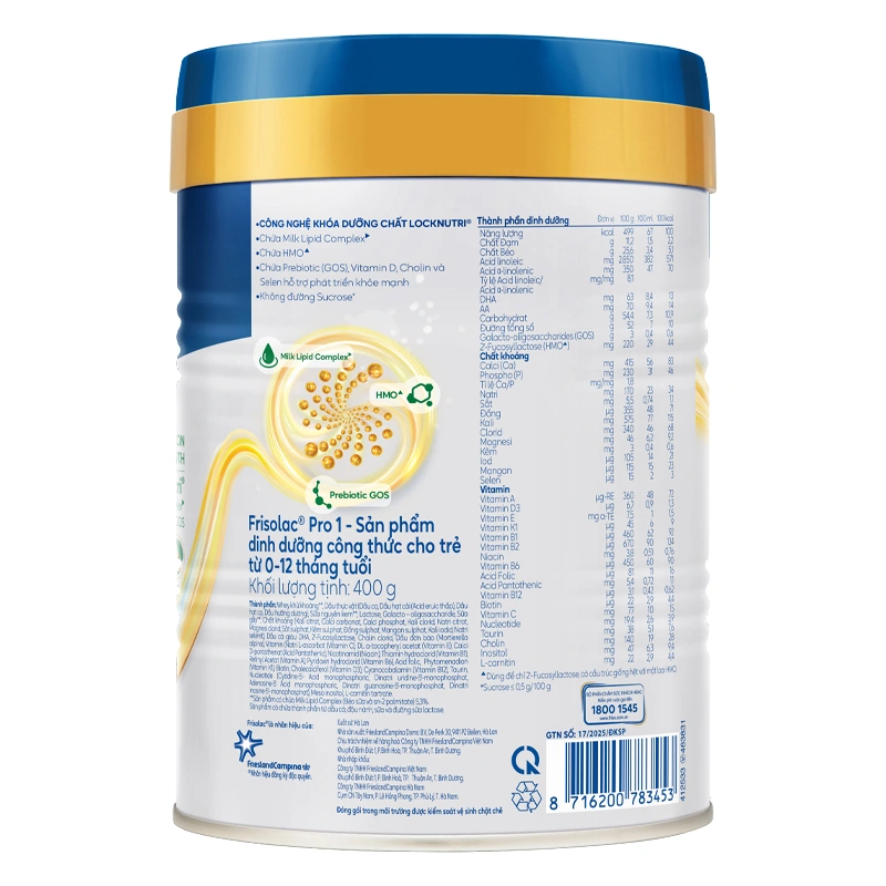 Sữa bột Frisolac Pro số 1 400g (0 - 12 tháng) 3